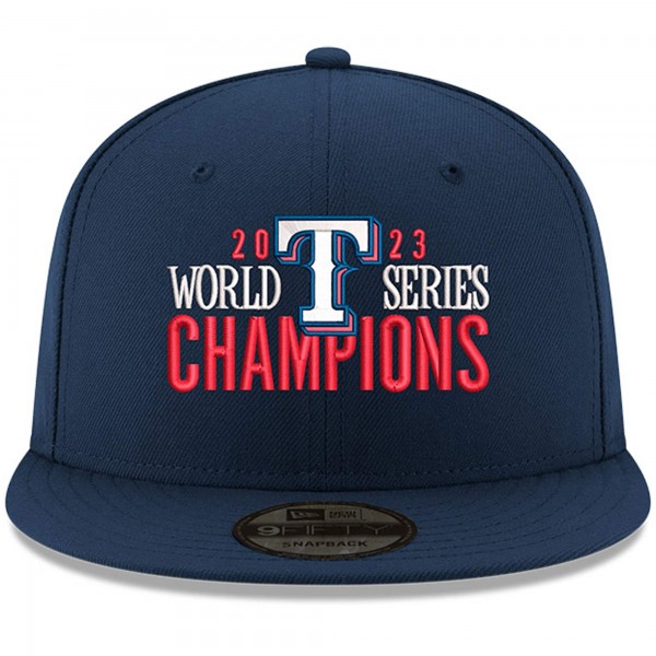 Бейсболка Texas Rangers New Era 2023 World Series Champions 9FIFTY - Navy