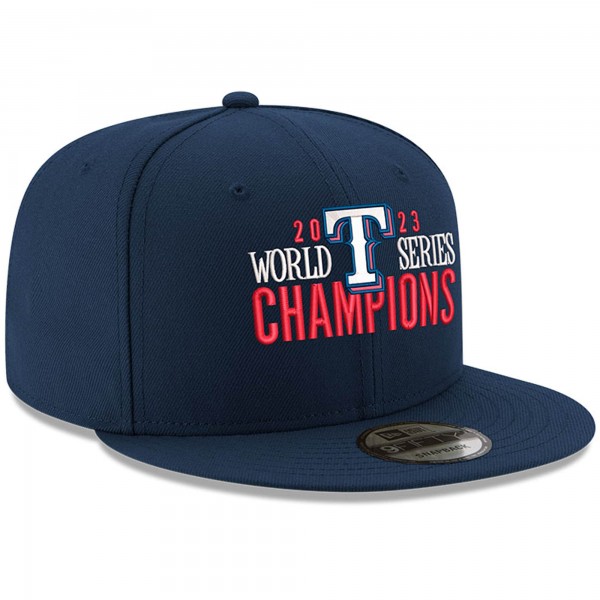 Бейсболка Texas Rangers New Era 2023 World Series Champions 9FIFTY - Navy