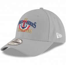 Бейсболка Texas Rangers New Era 2023 World Series Champions Locker Room Replica 9FORTY - Gray