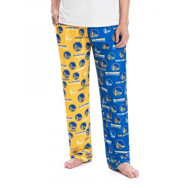 Штаны Golden State Warriors Concepts Sport Breakthrough AOP Knit Split - Royal/Gold
