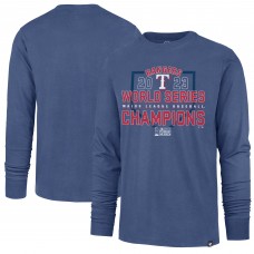 Футболка с длинным рукавом Texas Rangers 47 2023 World Series Champions Playoff Franklin - Royal