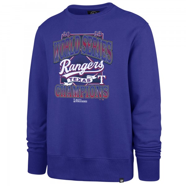 Кофта Texas Rangers 47 2023 World Series Champions Playoff Headline Crew Neck - Royal