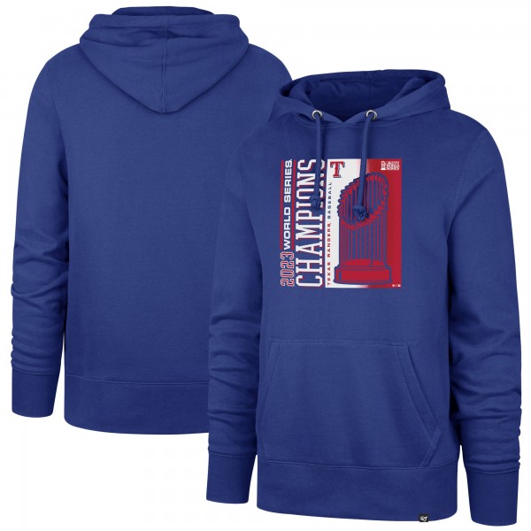 Толстовка Texas Rangers 47 2023 World Series Champions Playoff Headline - Royal
