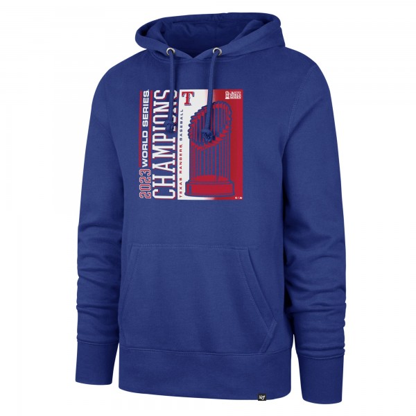 Толстовка Texas Rangers 47 2023 World Series Champions Playoff Headline - Royal