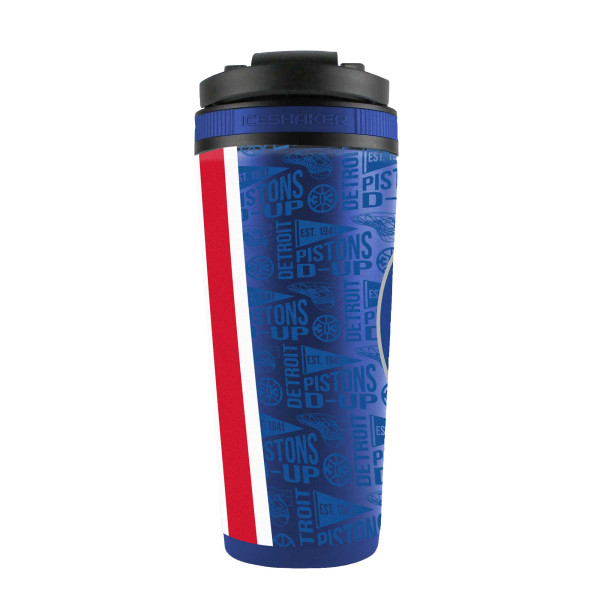 Detroit Pistons 26oz. 4D Stainless Steel Shaker Bottle