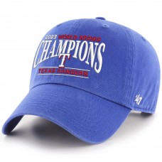 Бейсболка Texas Rangers 47 2023 World Series Champions Clean Up - Royal