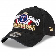 Бейсболка Texas Rangers New Era 2023 World Series Champions Locker Room Replica 9TWENTY - Black