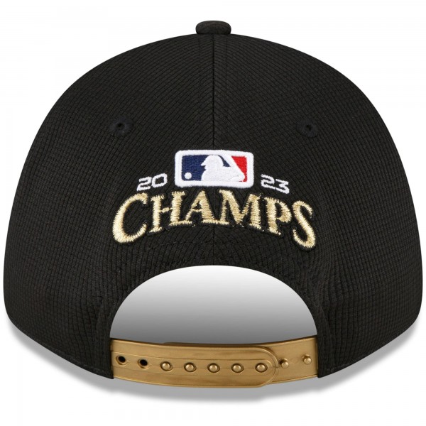 Бейсболка Texas Rangers New Era 2023 World Series Champions Locker Room 9FORTY - Black