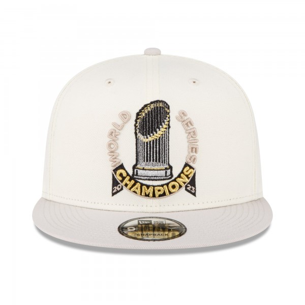 Бейсболка Texas Rangers New Era 2023 World Series Champions Parade 9FIFTY - White