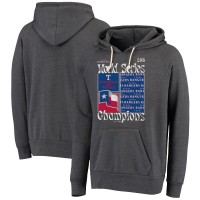 Толстовка Texas Rangers Majestic Threads 2023 World Series Champions Local Squares Tri-Blend - Charcoal