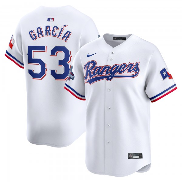 Игровая форма  Adolis García Texas Rangers Nike Home 2023 World Series Champions Limited - White