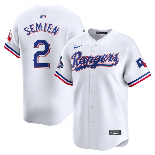 Игровая форма  Marcus Semien Texas Rangers Nike Home 2023 World Series Champions Limited - White