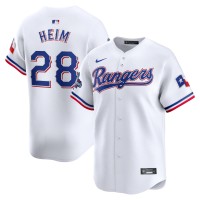 Игровая форма  Jonah Heim Texas Rangers Nike Home 2023 World Series Champions Limited - White