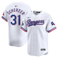 Игровая форма  Max Scherzer Texas Rangers Nike Home 2023 World Series Champions Limited - White