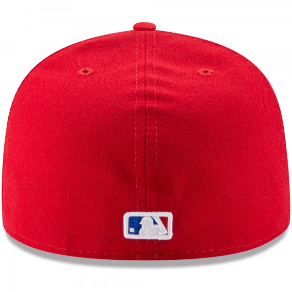 Бейсболка Texas Rangers New Era 2023 World Series Champions 59FIFTY - Red