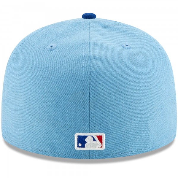 Бейсболка Texas Rangers New Era 2023 World Series Champions 59FIFTY - Light Blue