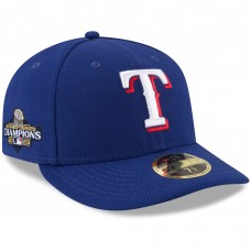 Бейсболка Texas Rangers New Era 2023 World Series Champions Low Profile 59FIFTY - Royal