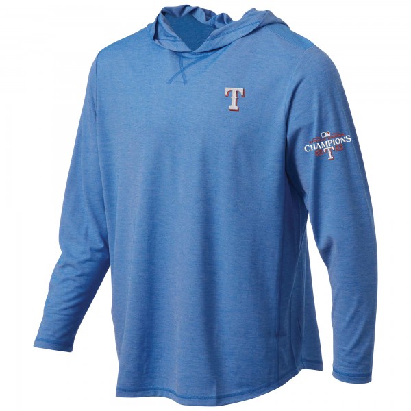 Кофта Texas Rangers 2023 World Series Champions Butter Stripe Tri-Blend - Light Blue
