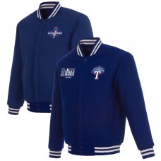 Куртка Texas Rangers JH Design 2023 World Series Champions All-Wool - Royal