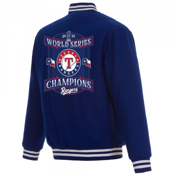 Куртка Texas Rangers JH Design 2023 World Series Champions All-Wool - Royal