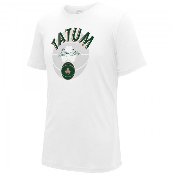 Футболка Jayson Tatum Boston Celtics Stadium Essentials Unisex 2023/24 City Edition Player Graphic - White