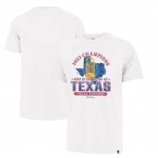 Футболка Texas Rangers 47 2023 World Series Champions Local Playoff Franklin - White