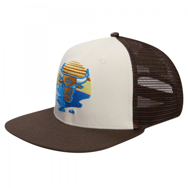 Бейсболка Chicago Bulls Pro Standard Glint Sunset - Cream/Brown