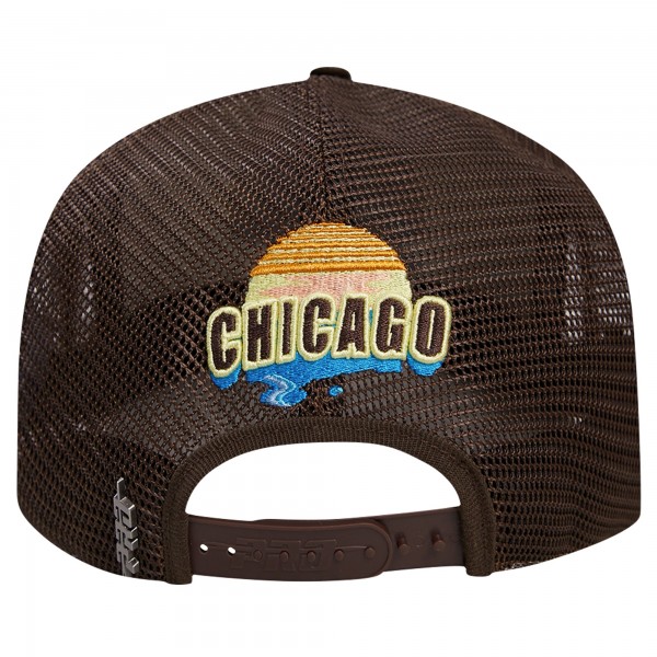 Бейсболка Chicago Bulls Pro Standard Glint Sunset - Cream/Brown
