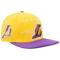 Бейсболка Los Angeles Lakers Pro Standard Logo Morph - Gold/Purple
