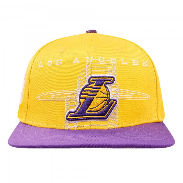 Бейсболка Los Angeles Lakers Pro Standard Logo Morph - Gold/Purple