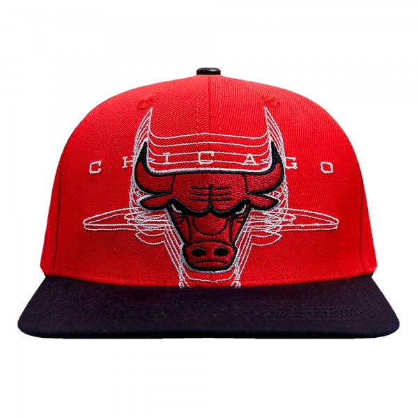 Бейсболка Chicago Bulls Pro Standard Logo Morph - Red/Black