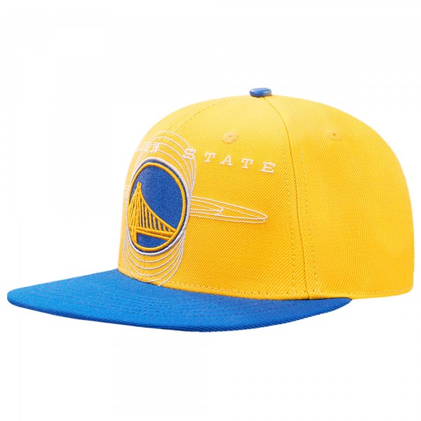 Бейсболка Golden State Warriors Pro Standard Logo Morph - Gold/Royal