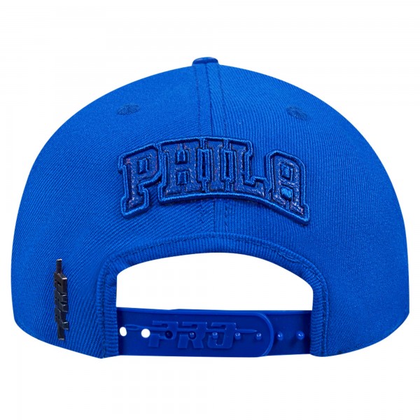 Philadelphia 76ers Pro Standard Royal Triple Tonal Snapback Hat