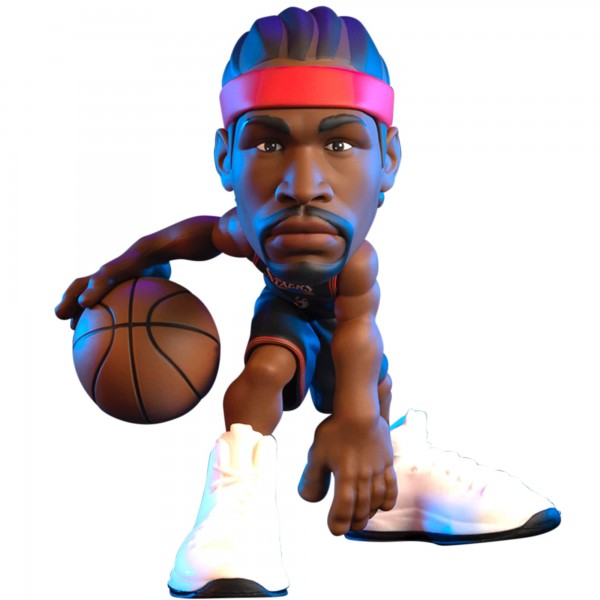 Allen Iverson Philadelphia 76ers smALL-STARS Minis 6 Vinyl Figurine - Look for Limited Edition Uncommon, Rare, and Ultra Rare Solid Team Color Variants