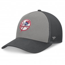 Бейсболка New York Yankees Fanatics Gray/Graphite A-Frame Trucker