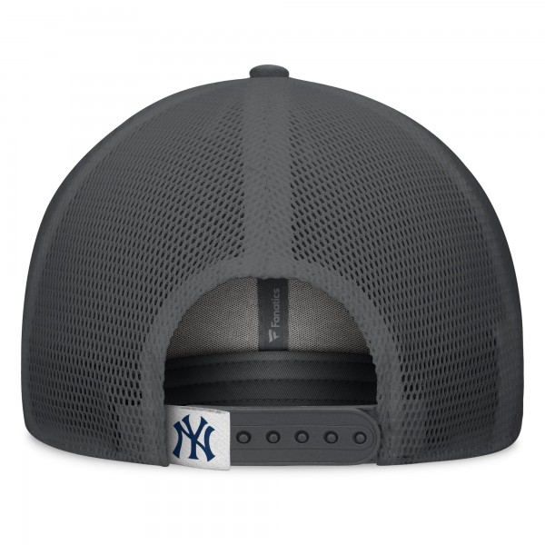 Бейсболка New York Yankees Fanatics Gray/Graphite A-Frame Trucker