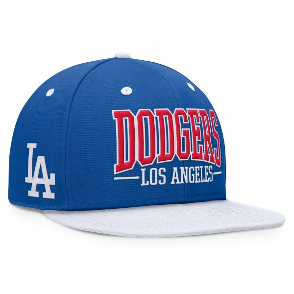 Los Angeles Dodgers Fanatics Royal/White Fundamental Bold Snapback Hat