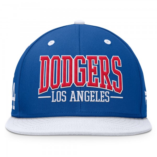 Los Angeles Dodgers Fanatics Royal/White Fundamental Bold Snapback Hat