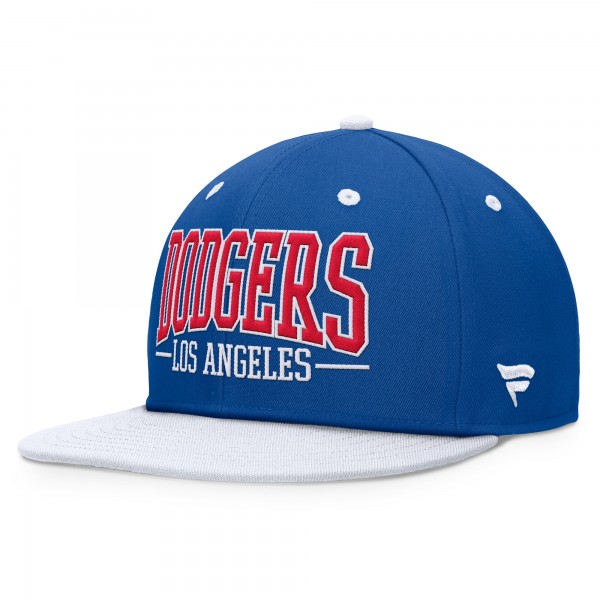Los Angeles Dodgers Fanatics Royal/White Fundamental Bold Snapback Hat