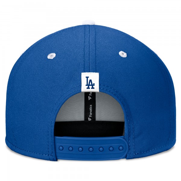 Los Angeles Dodgers Fanatics Royal/White Fundamental Bold Snapback Hat
