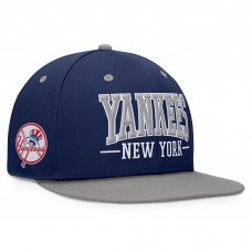 New York Yankees Fanatics Navy/Gray Fundamental Bold Snapback Hat