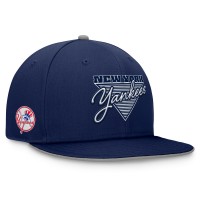Бейсболка New York Yankees Fanatics Navy Fundamental Tri-Script