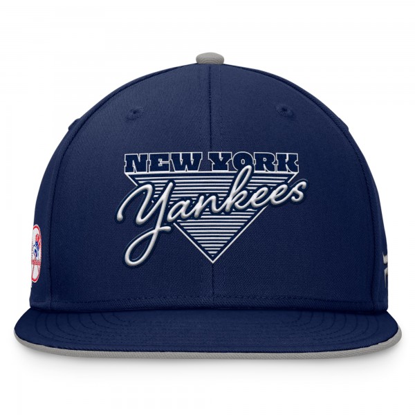 Бейсболка New York Yankees Fanatics Navy Fundamental Tri-Script