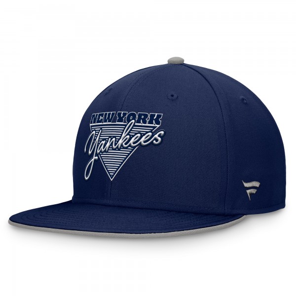 Бейсболка New York Yankees Fanatics Navy Fundamental Tri-Script