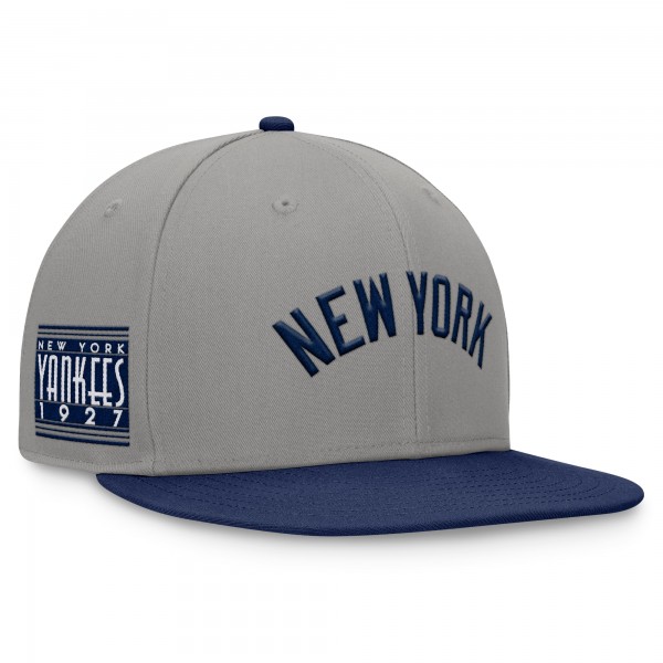 Бейсболка New York Yankees Fanatics Gray Fundamental Two-Tone