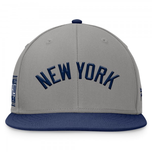 Бейсболка New York Yankees Fanatics Gray Fundamental Two-Tone