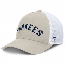 Бейсболка New York Yankees Fanatics Khaki Heritage Light Khaki A-Frame