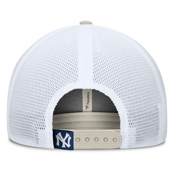Бейсболка New York Yankees Fanatics Khaki Heritage Light Khaki A-Frame
