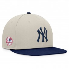 New York Yankees Fanatics Khaki/Navy Team Two-Tone Snapback Hat