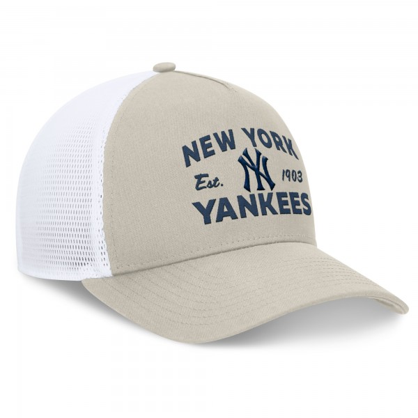 Бейсболка New York Yankees Fanatics Stone A-Frame Trucker